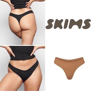 SKIMS Cotton Rib Dipped Thong